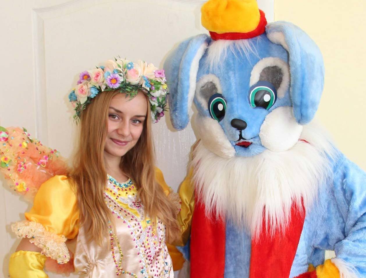 Детские аниматоры Цветочная фея и зайка фото
