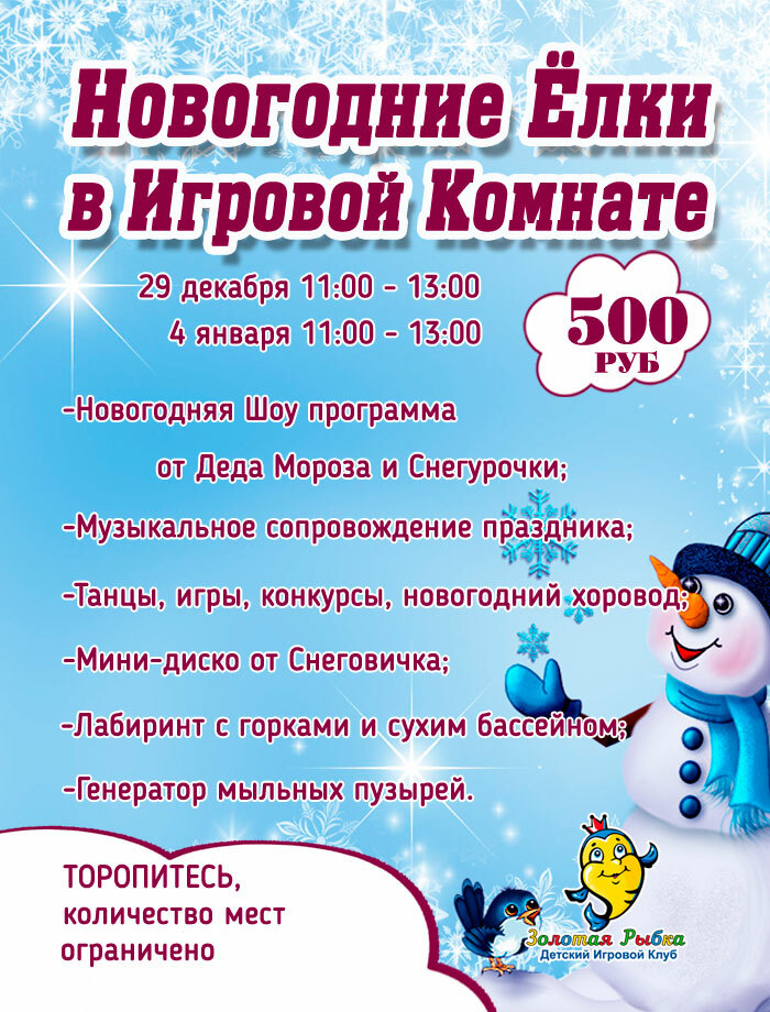 Пакет Новогодний Игровая комнат цены